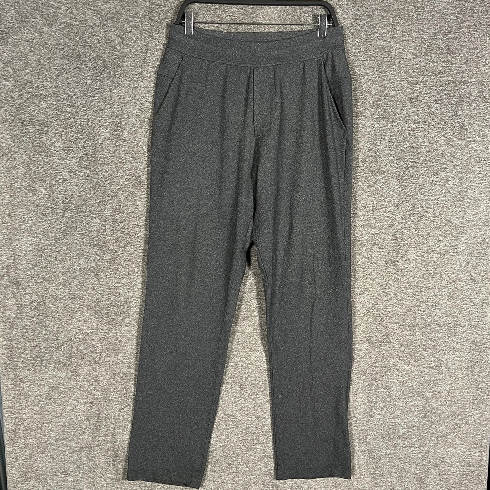 Lululemon Discipline Pants Mens M Gray Jogger Tapered Leg‎ Elastic Waist Lounge